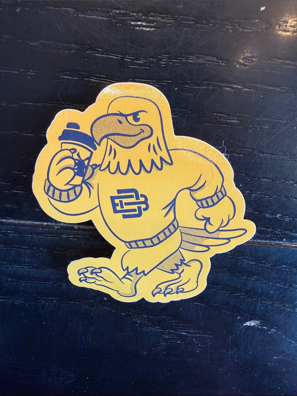 Dutch Bros Yellow Eagle Bird Sticker